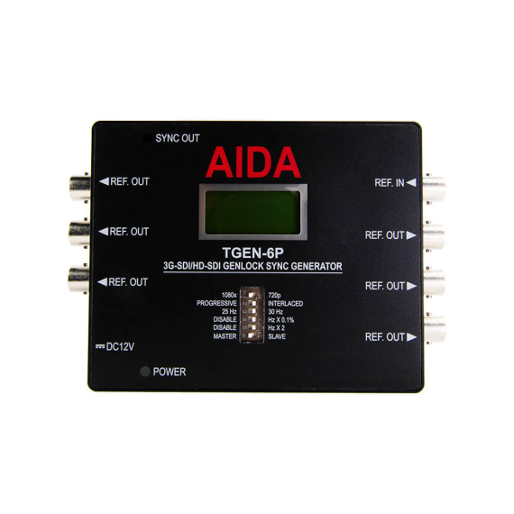 【AIDA Imaging】TGEN-6P 3G-SDI Tri-Level Genlock Sync Generator