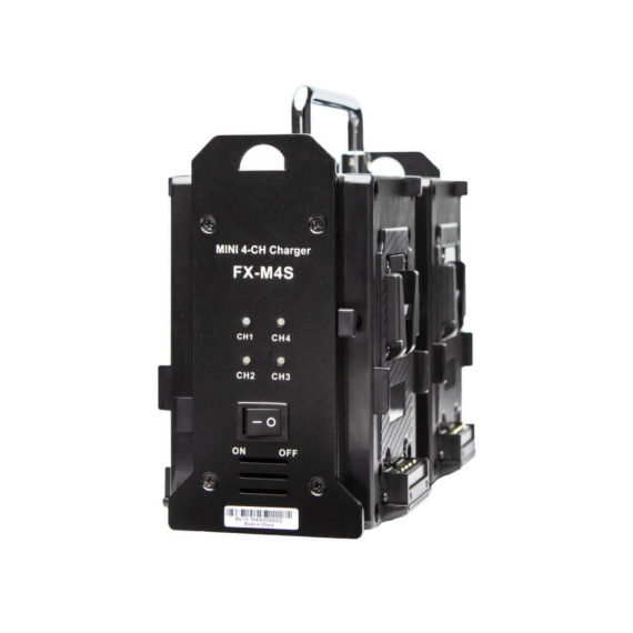 【Fxlion】FX-M4S 4-channel V-mount Mini Charger
