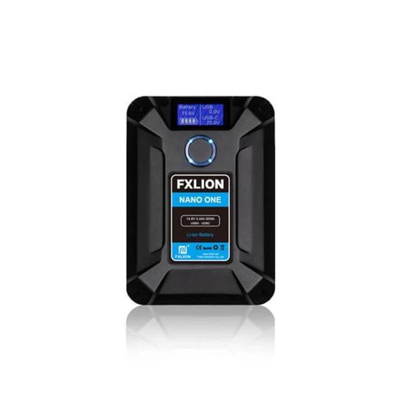 【Fxlion】NANO ONE 50Wh V-Mount Nano Battery with LCD Screen