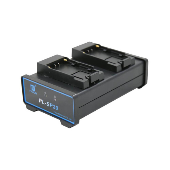 【Fxlion】PL-SP20 2-Channel Battery Charger for Sony NP-F & Panasonic D54