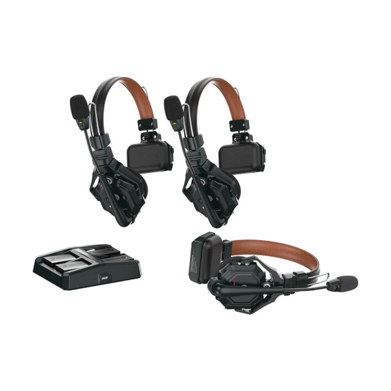 【Hollyland】Solidcom C1 Pro Full-Duplex ENC Wireless Intercom System with 3 Headsets
