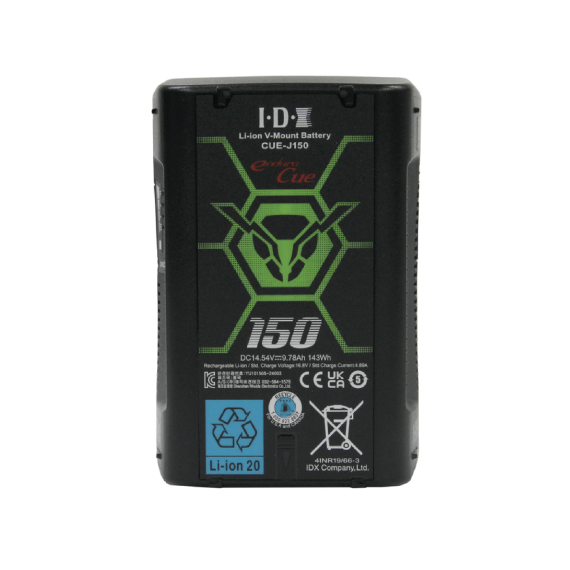 【IDX】143Wh Li-Ion V-Mount Battery with D-Tap