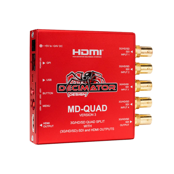 【Decimator Design】MD-QUAD V3 SDI QUAD-SPLIT Converter
