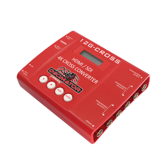 【Decimator Design】12G-CROSS HDMI/SDI 4K Cross Converter