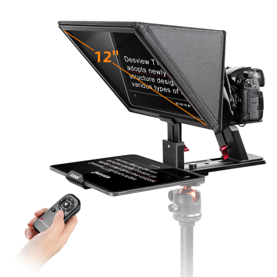 【Desview】T12S Smartphone/tablet Portable Teleprompter