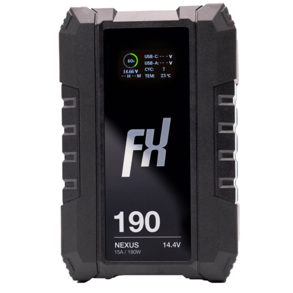 【Fxlion】NEXUS V-Mount Smart Battery 14.4V/USB-A/USB-C/D-TAP