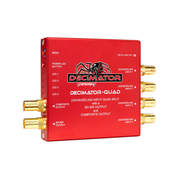 【Decimator Design】DECIMATOR-QUAD SDI Quad-Split MultiViewer