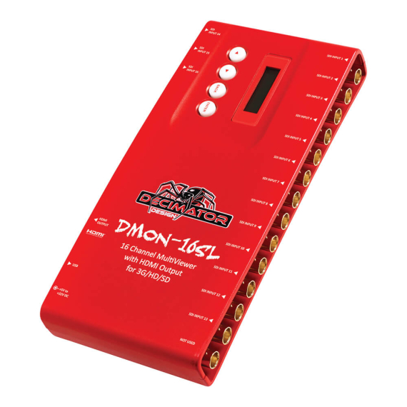 【Decimator Design】DMON-16SL 16-Channel MultiViewer