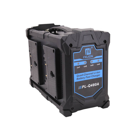 【Fxlion】PL-Q480A 4-Channel Gold-Mount Fast Charger