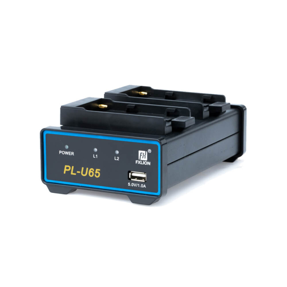 【Fxlion】PL-U65 2-Channel Battery Charger for Sony BP-U