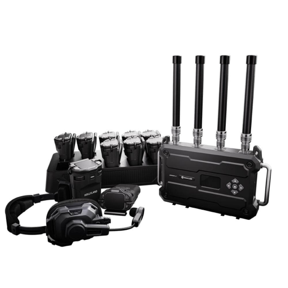 【Hollyland】Solidcom H1-10S 10 Person Noise Cancelling Headset Intercom