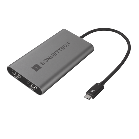 【Sonnet Technologies】Thunderbolt Dual 4K HDMI 2.1 Adapter