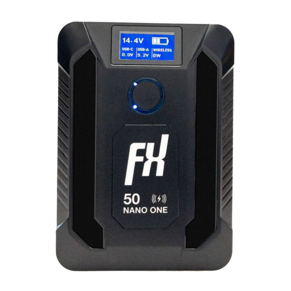 【Fxlion】 Nano Wireless V-Mount Battery 14.4V/USB-A/USB-C/D-TAP