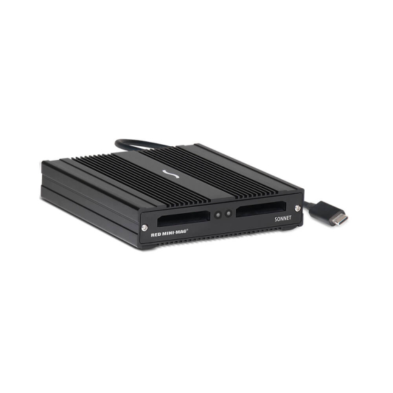 【Sonnet Technologies】SF3 Series - RED Mini-Mag Thunderbolt Pro Card Reader