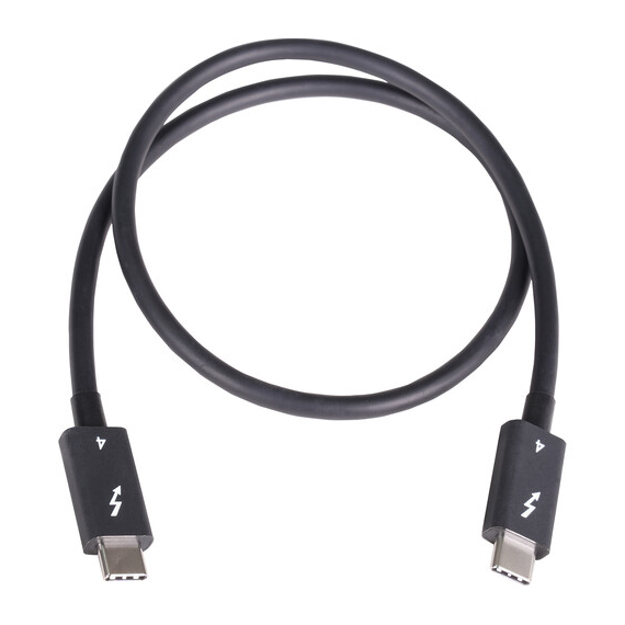 【Sonnet Technologies】Cable, Thunderbolt 4, 0.5m, 40Gb, Black, 100W