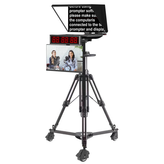 【Desview】DT20-MS 20" Broadcast Teleprompter with Metal Monitor