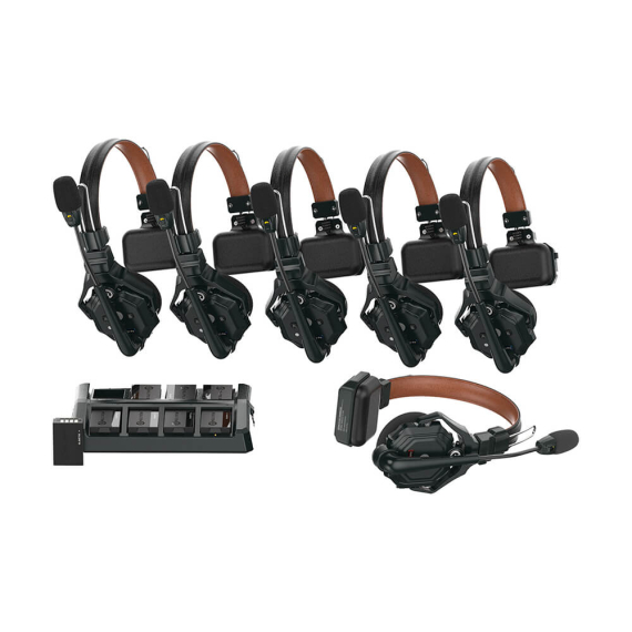 【Hollyland】Solidcom C1 Pro Full-Duplex ENC Wireless Intercom System with 6 Headsets