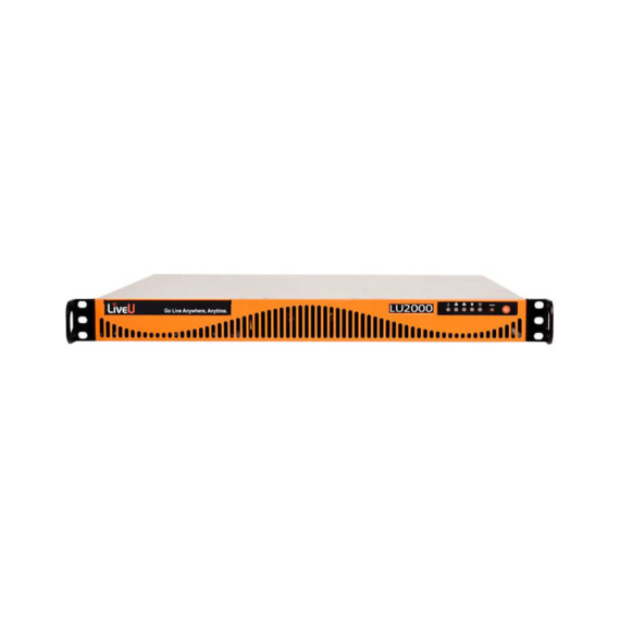 【LiveU】LU2000 1U Rack-mount Bonded Video Decoder Server (Dual Output)