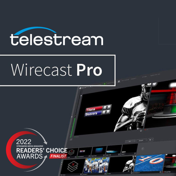 【Telestream】Wirecast Pro Software For Windows
