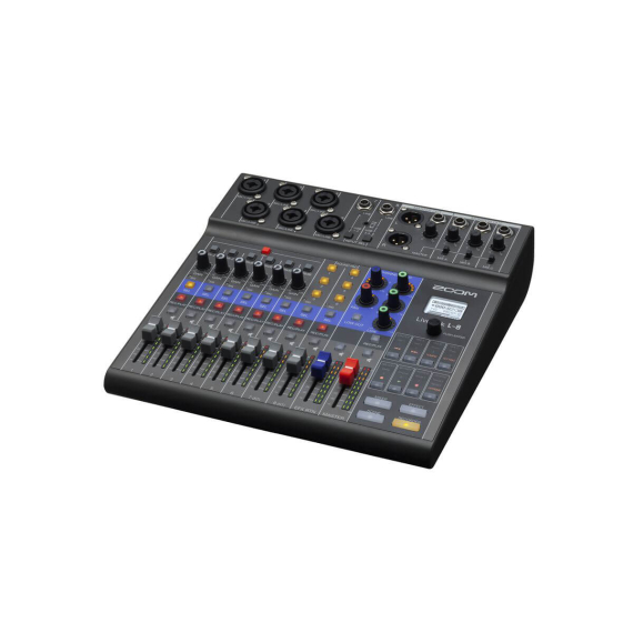 【Zoom】LiveTrak L-8 Digital Mixer + Recorder