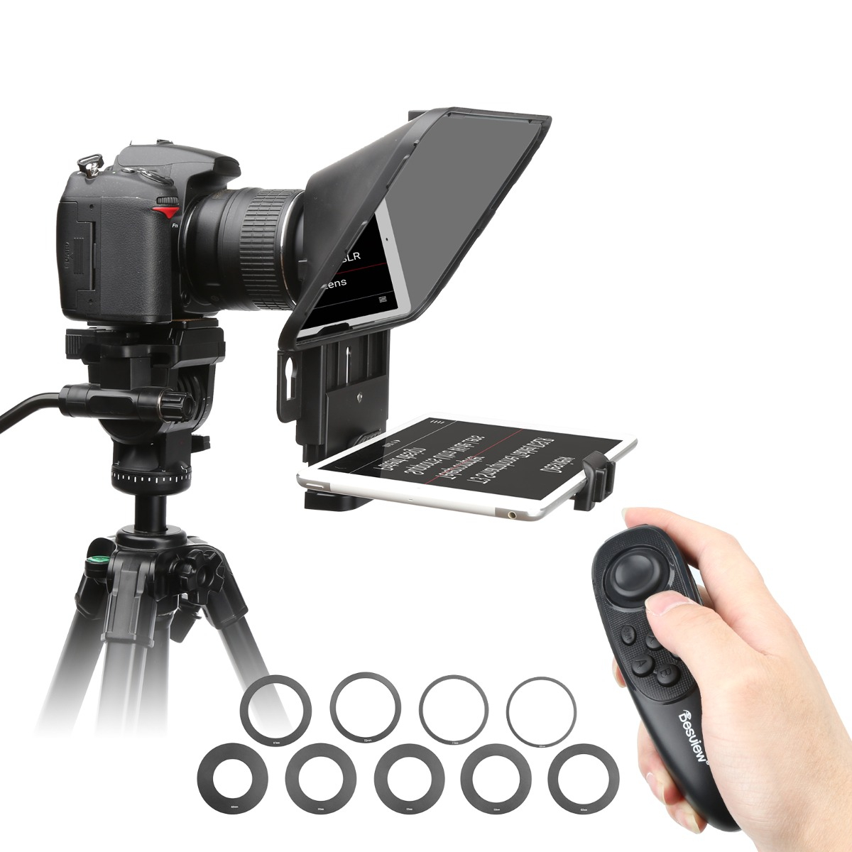【Desview】T3 Smartphone/tablet Portable Teleprompter
