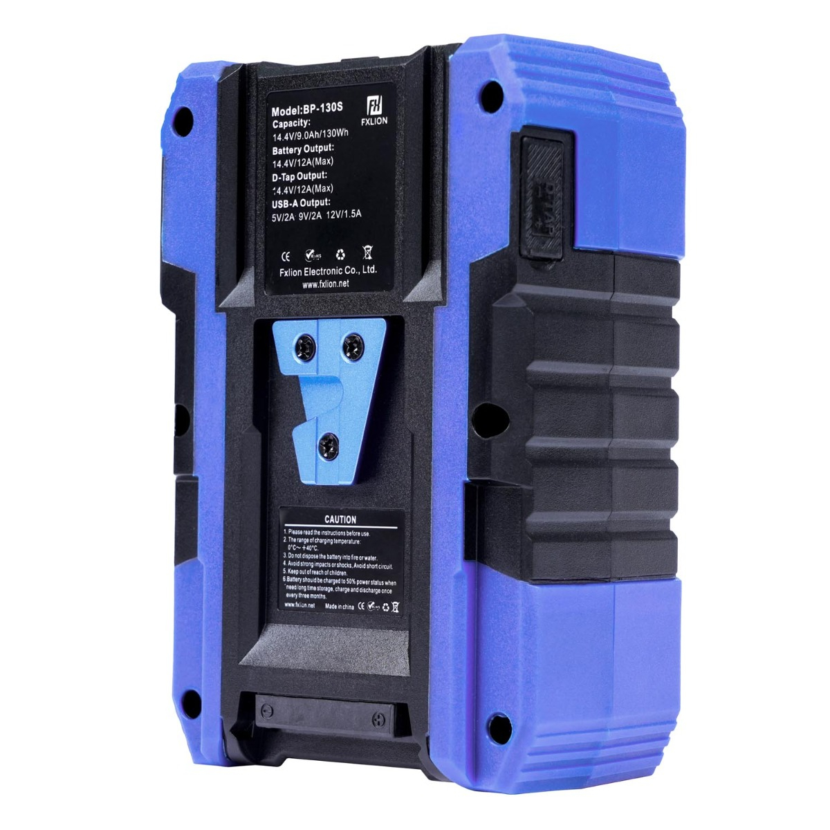 【Fxlion】Cool Black V-Mount Battery 14.4V/USB-A/D-TAP