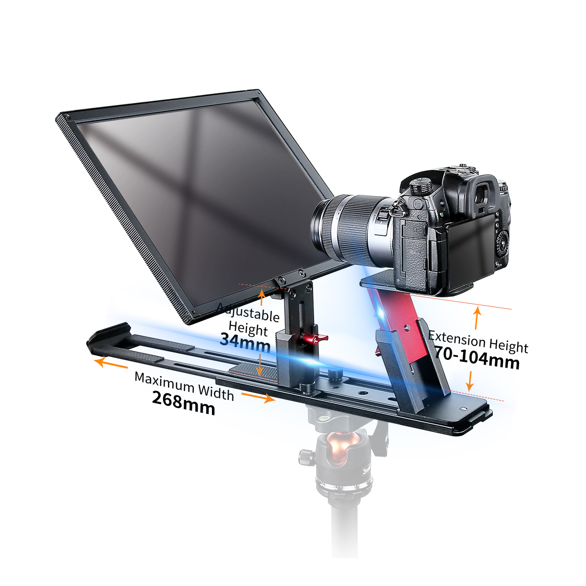 【Desview】T12S Smartphone/tablet Portable Teleprompter