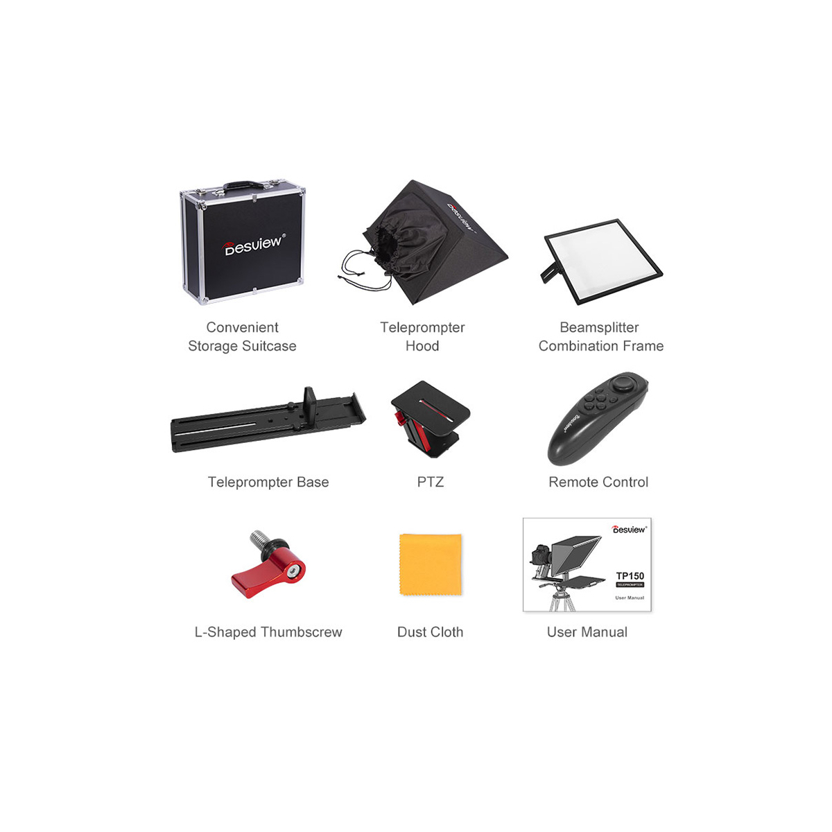 【Desview】TP150 Smartphone/tablet Portable Teleprompter