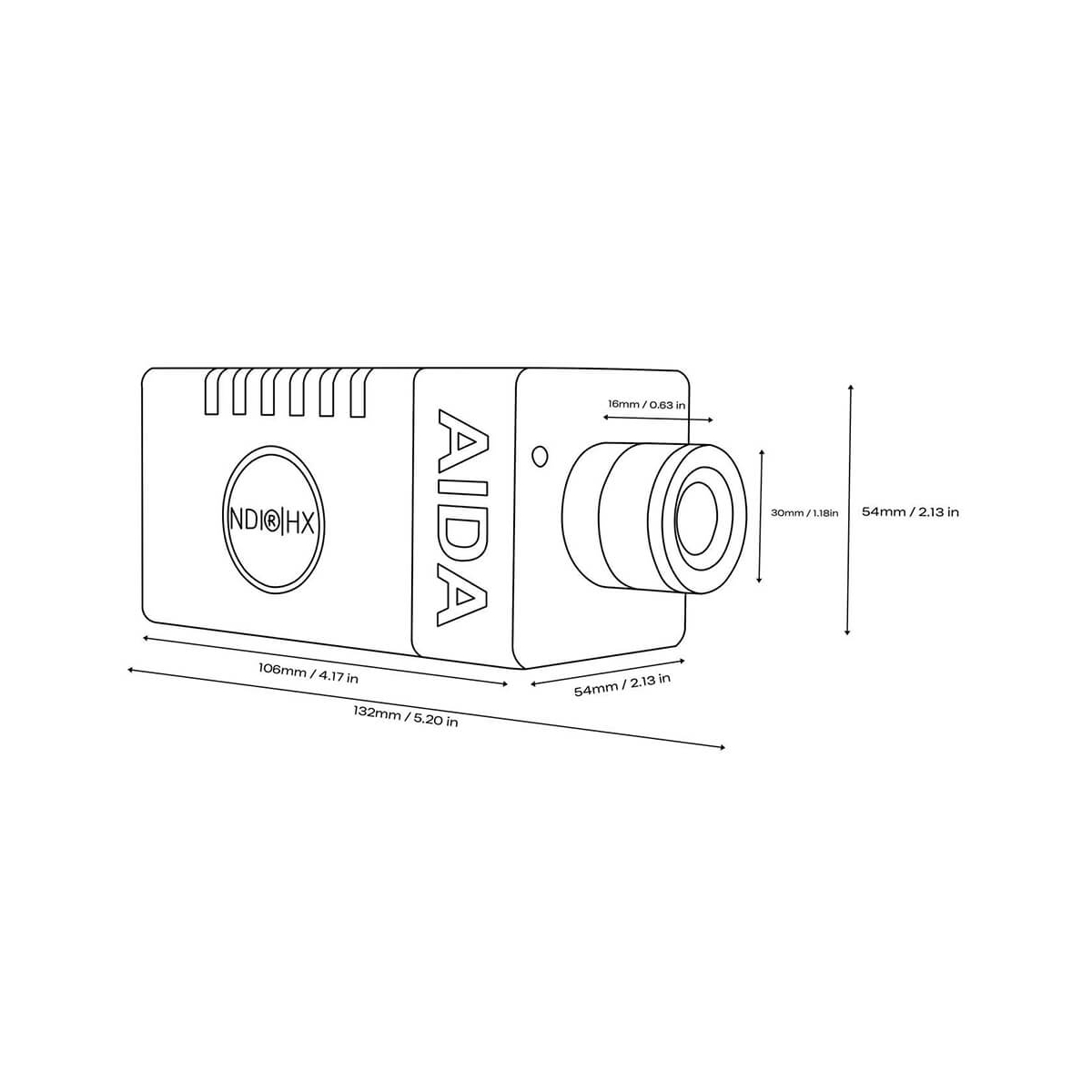 【AIDA Imaging】HD-NDI-200 FHD NDI-HX/HDMI/IP POV Camera