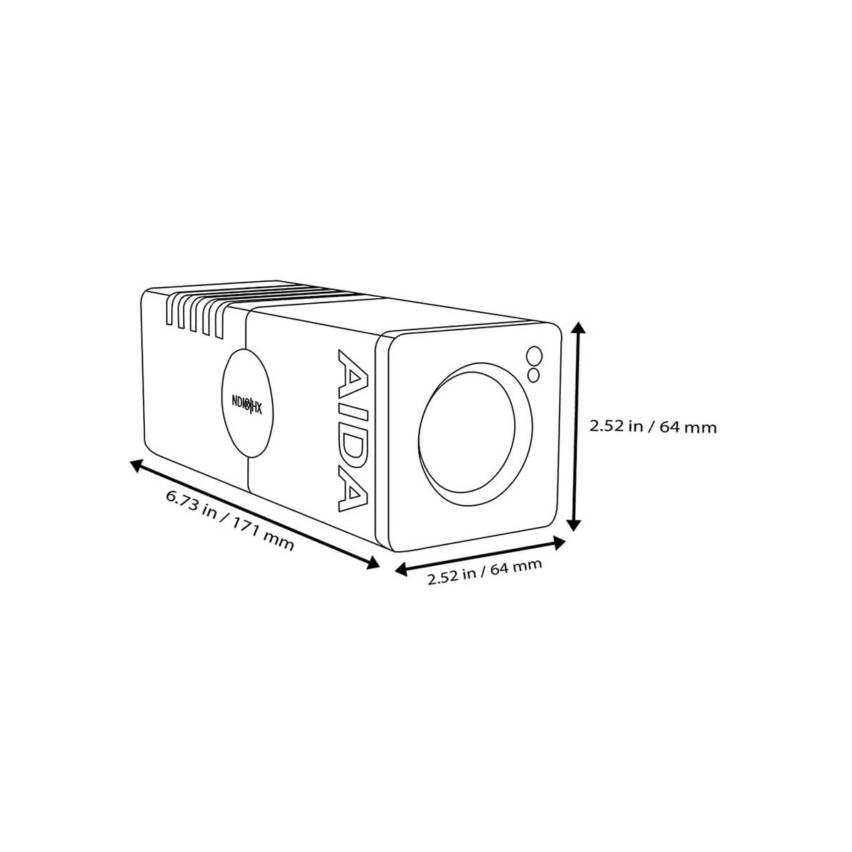 【AIDA Imaging】HD-NDI-X20 FHD NDI-HX/IP/SRT/HDMI POV Camera with 20X Zoom