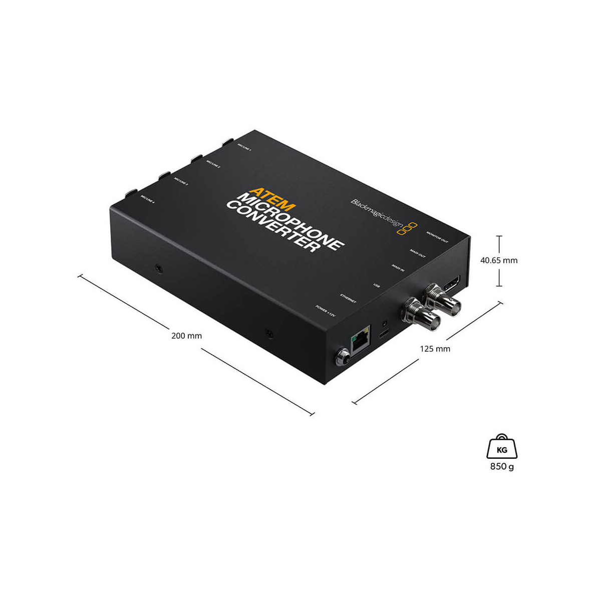 【Blackmagic Design】ATEM Microphone Converter