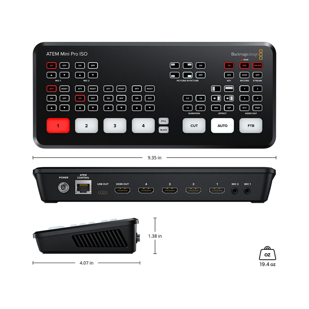 【Blackmagic Design】ATEM Mini Pro ISO