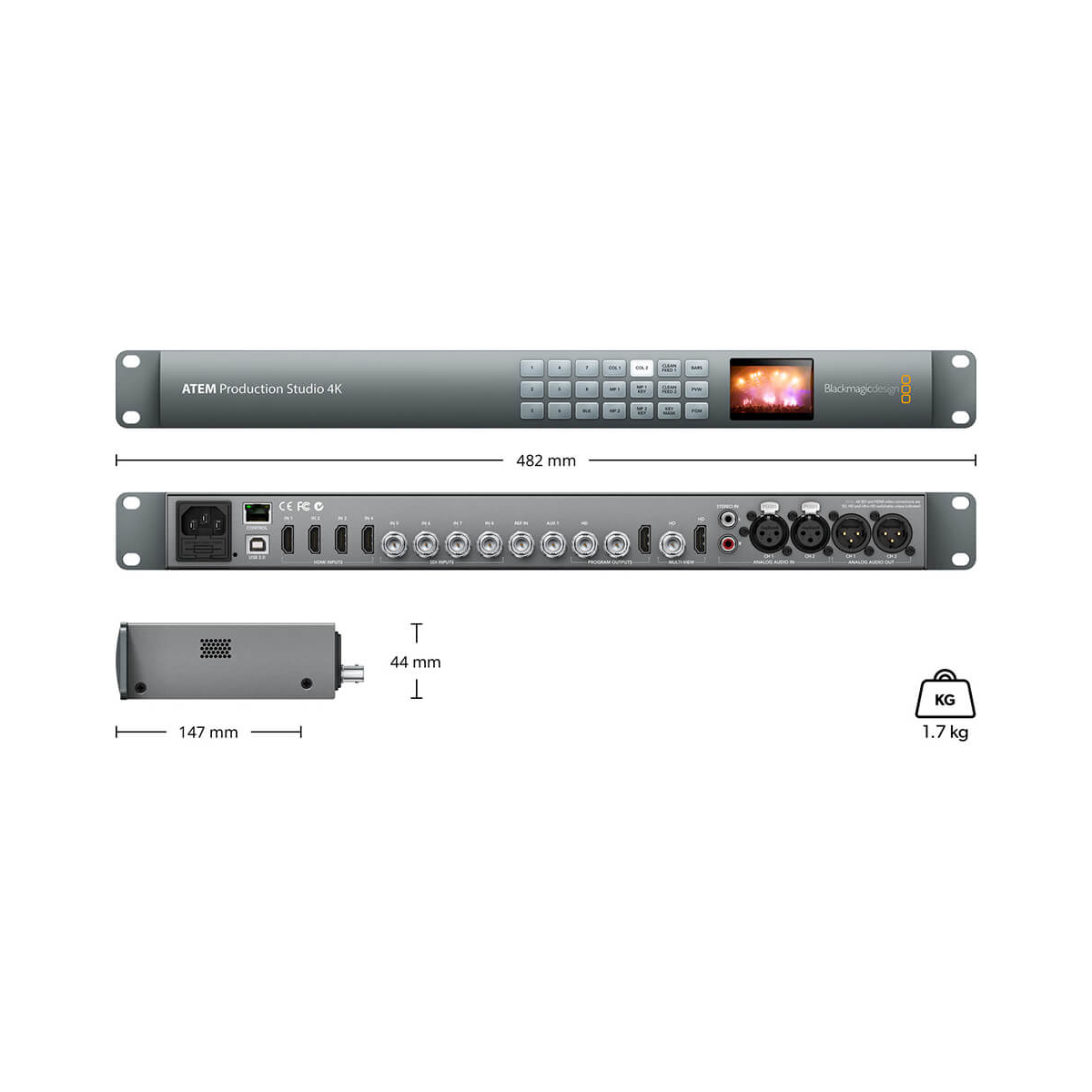 【Blackmagic Design】ATEM Production Studio 4K