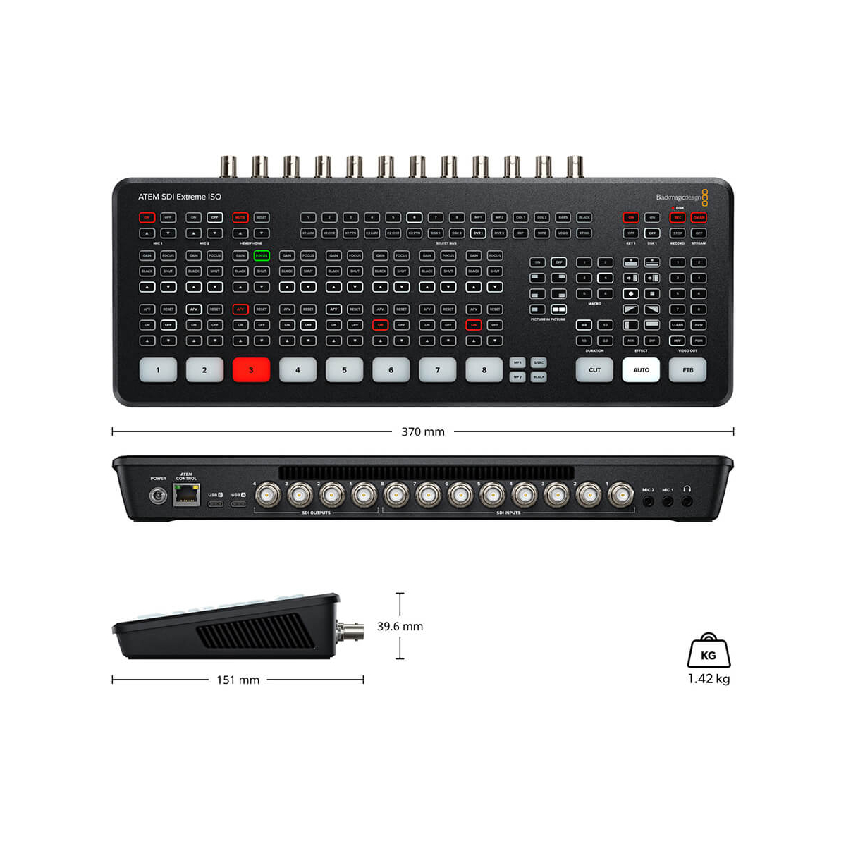 【Blackmagic Design】ATEM SDI Extreme ISO