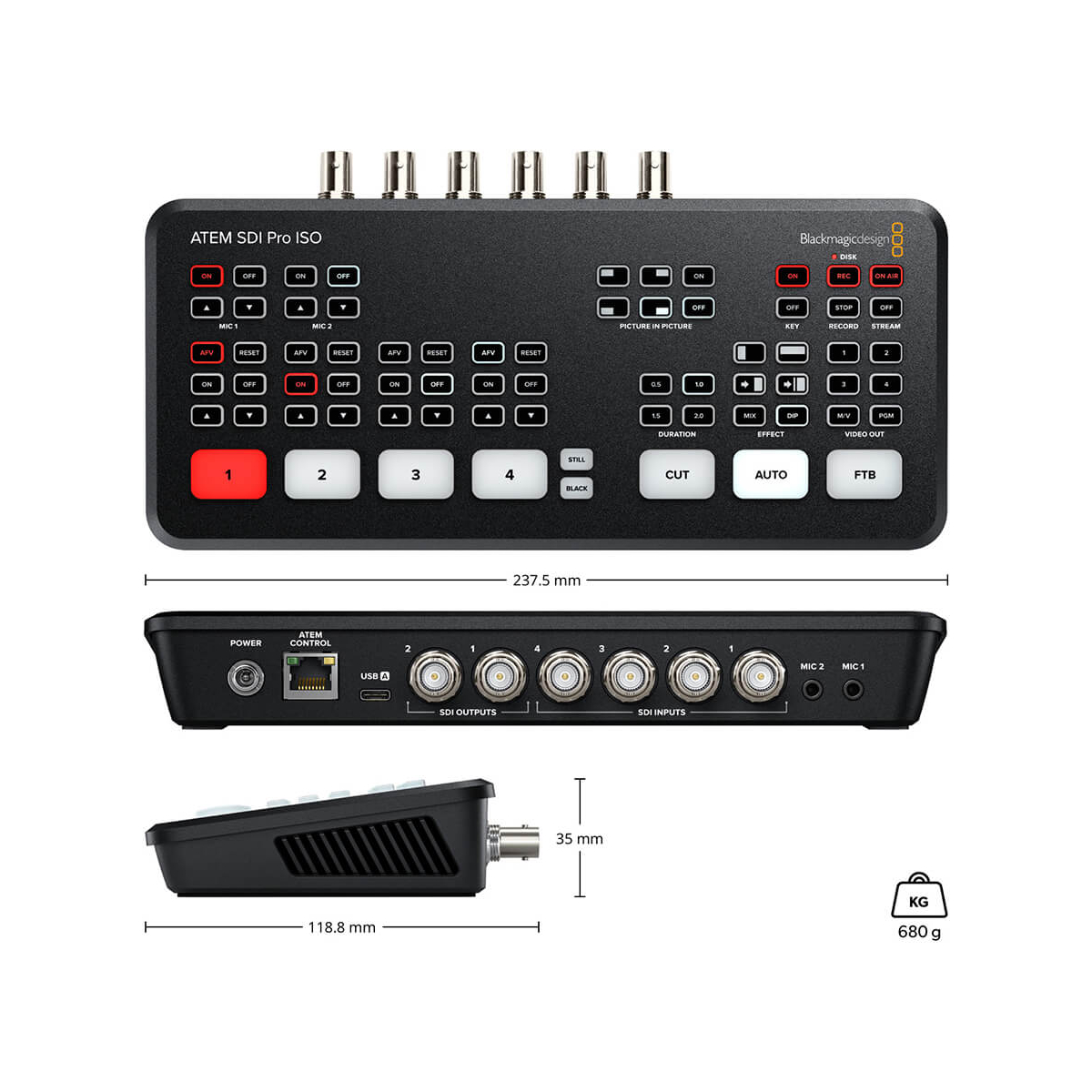 【Blackmagic Design】ATEM SDI Pro ISO