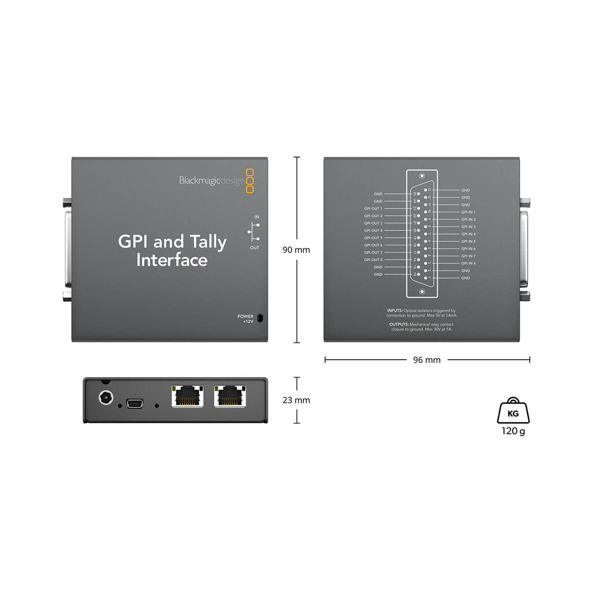 【Blackmagic Design】GPI and Tally Interface