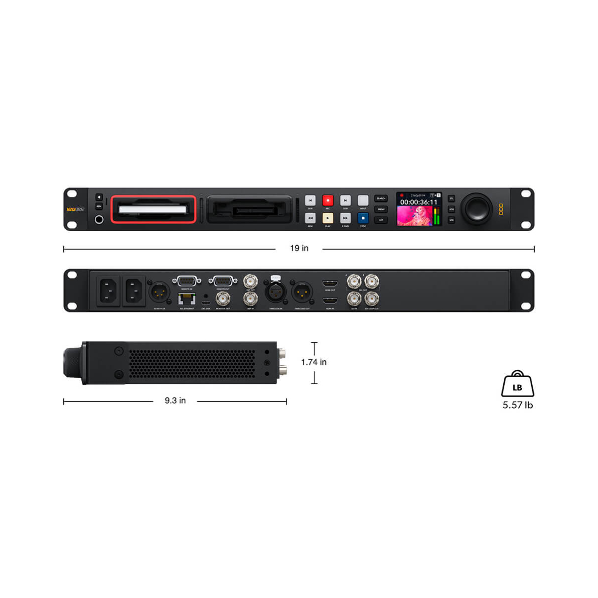 【Blackmagic Design】HyperDeck Studio 4K Pro