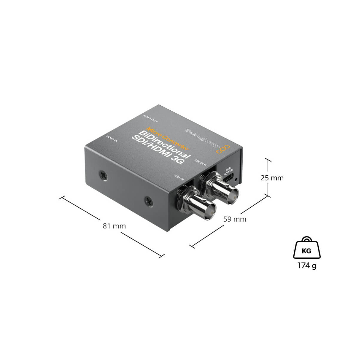 【Blackmagic Design】Micro Converter - BiDirectional SDI/HDMI 3G wPSU