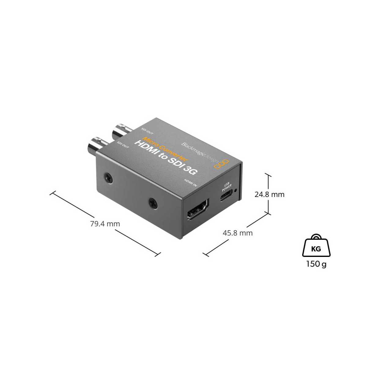 【Blackmagic Design】Micro Converter - HDMI to SDI 3G wPSU