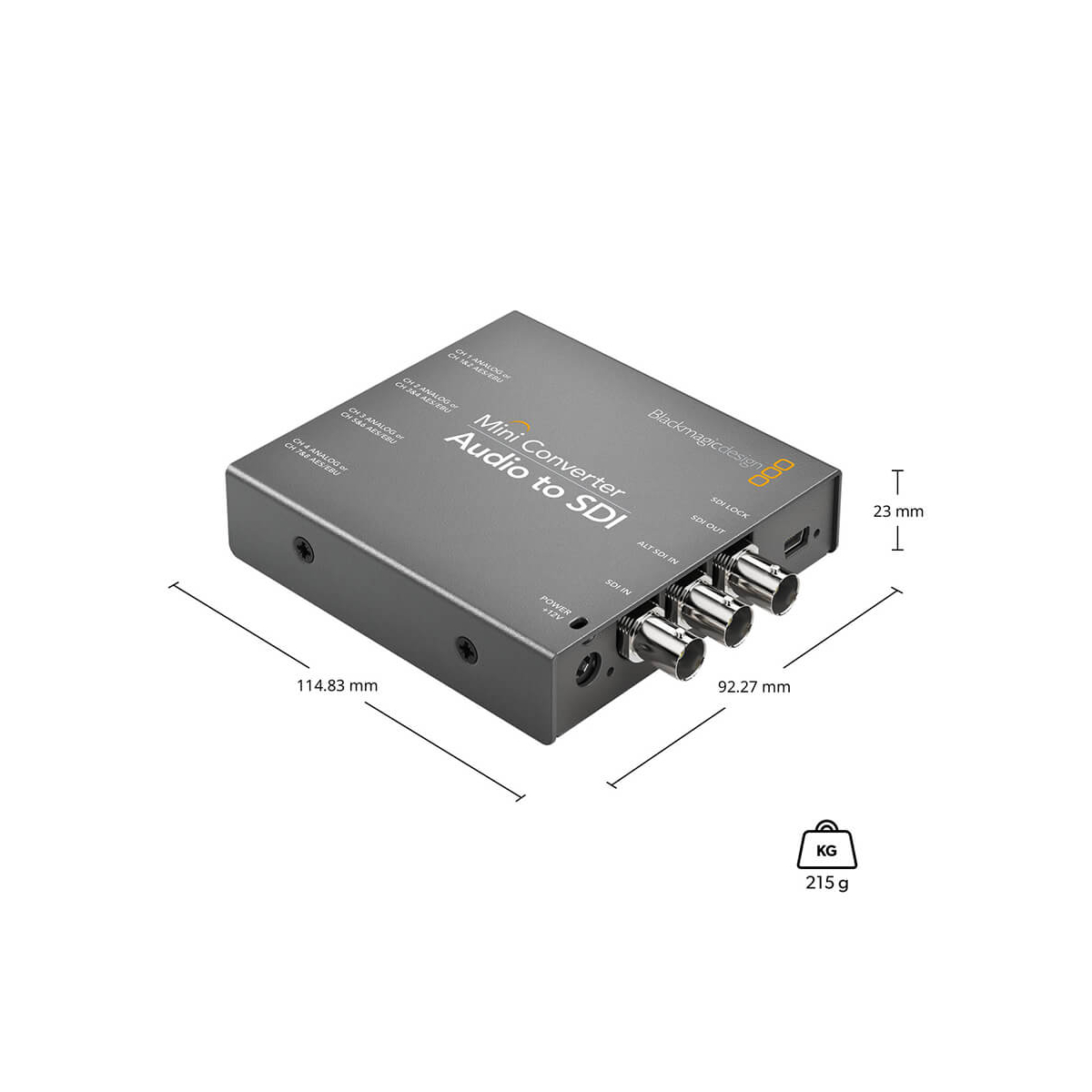 【Blackmagic Design】Mini Converter - Audio to SDI 2
