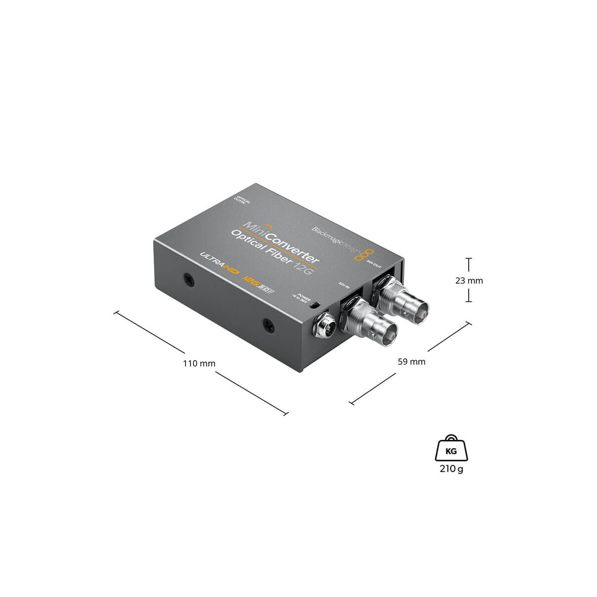 【Blackmagic Design】Mini Converter - Optical Fiber 12G