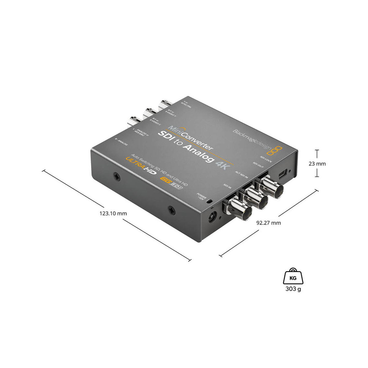 【Blackmagic Design】Mini Converter - SDI to Analog 4K