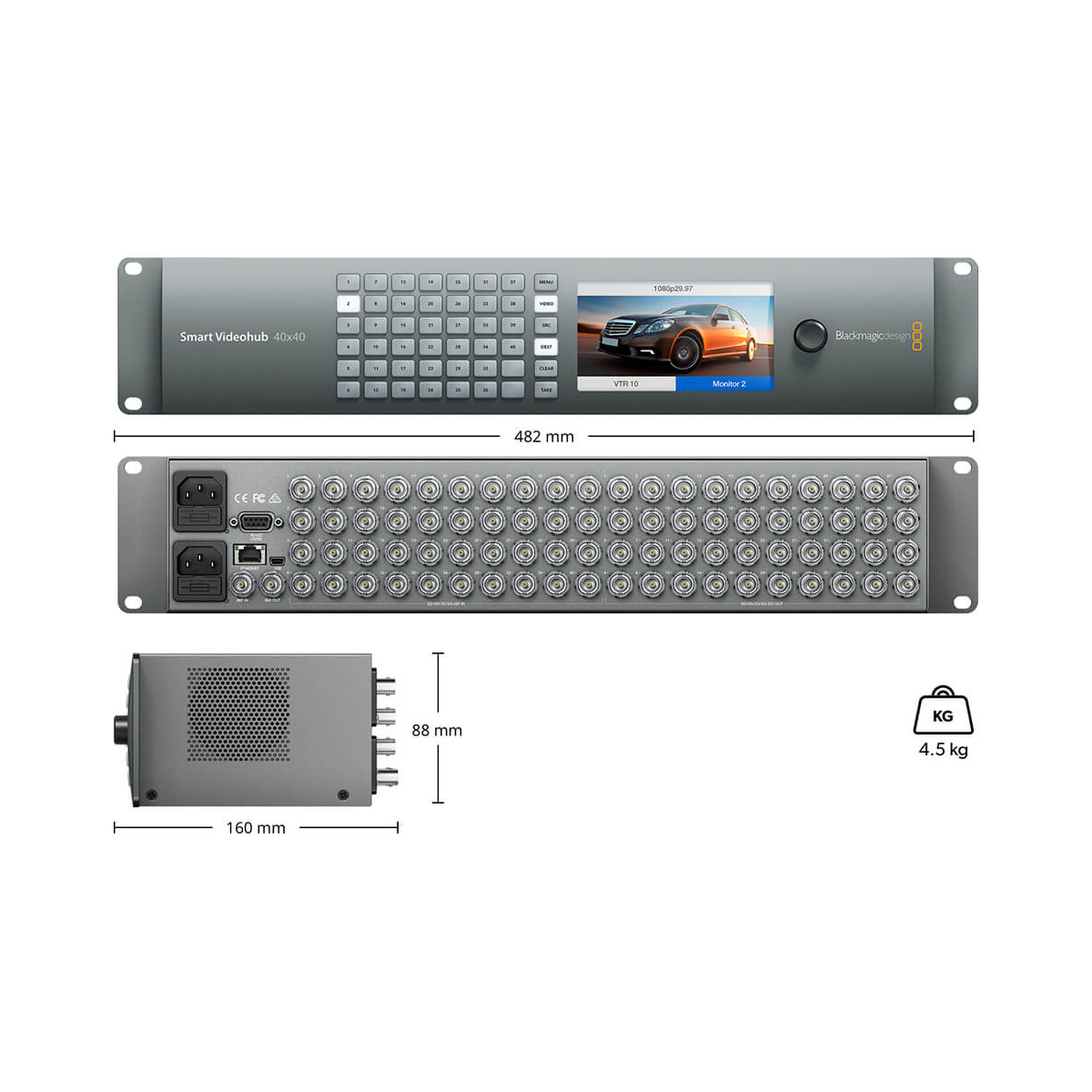 【Blackmagic Design】Smart Videohub 40x40