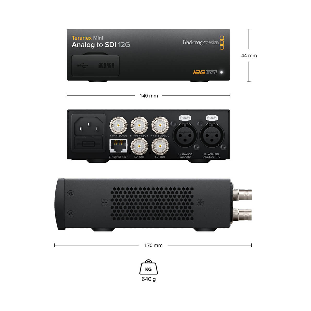 【Blackmagic Design】Teranex Mini - Analog to SDI 12G