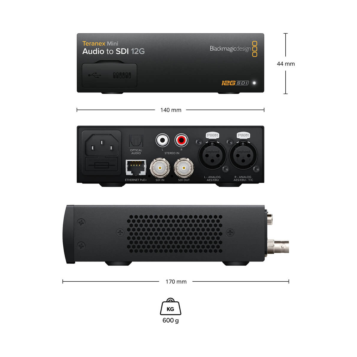 【Blackmagic Design】Teranex Mini - Audio to SDI 12G