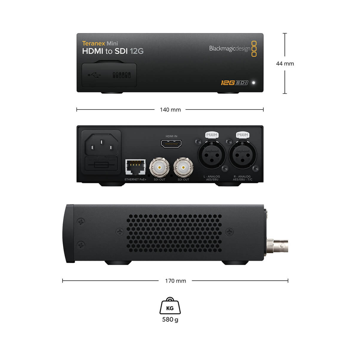 【Blackmagic Design】Teranex Mini - HDMI to SDI 12G