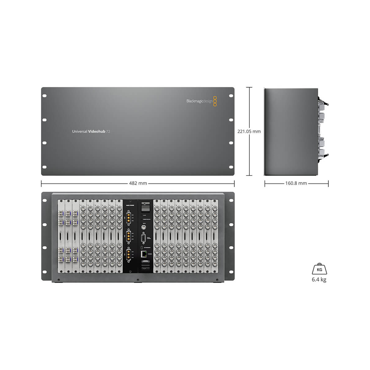 【Blackmagic Design】Universal Videohub 72