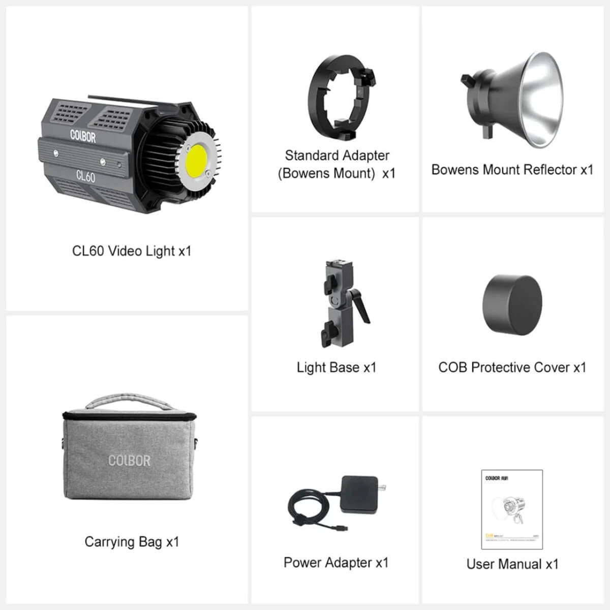 【Colbor】CL60 Bi-Color LED Monolight