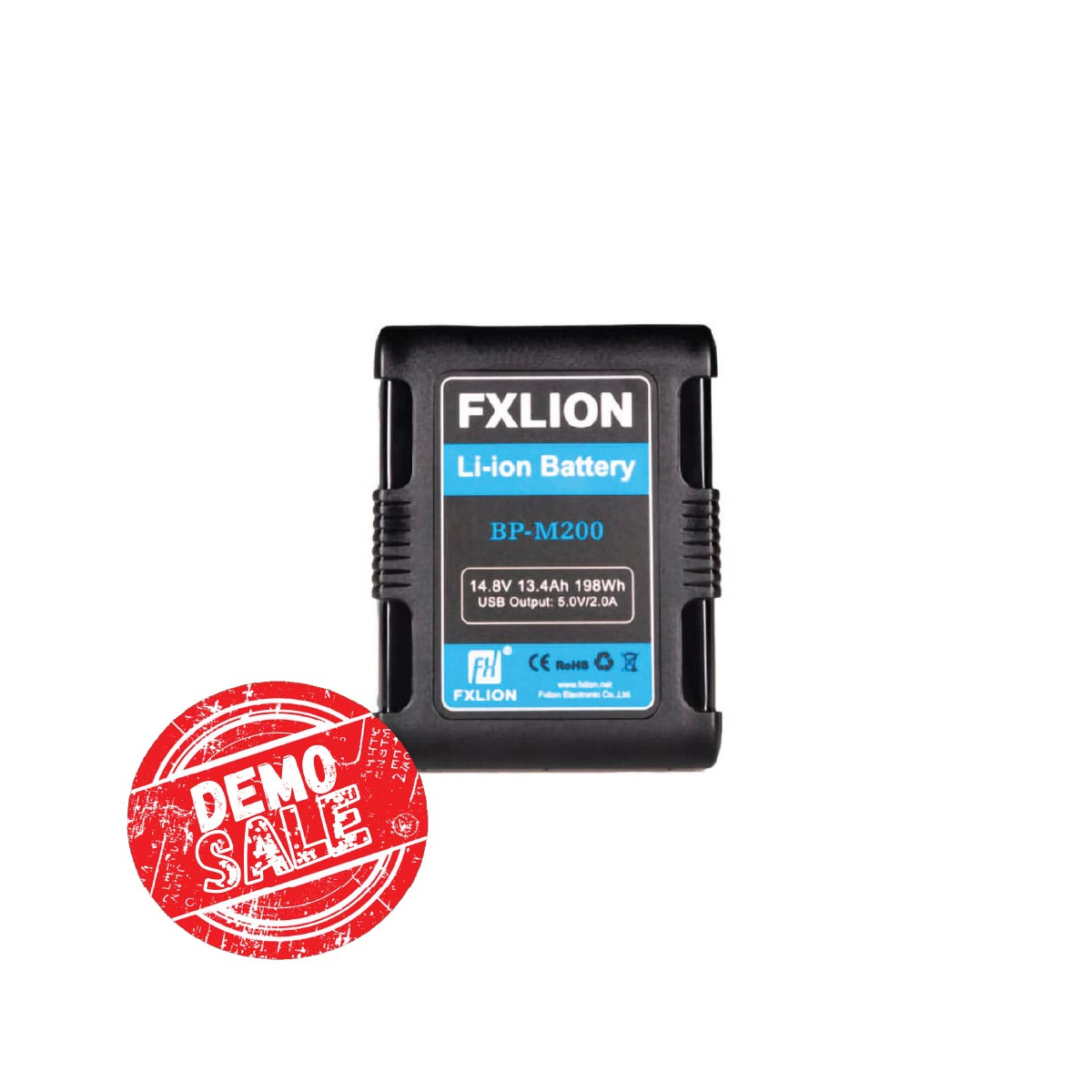 【Fxlion】BP-M200 Square V-Mount Battery (Demo Unit)