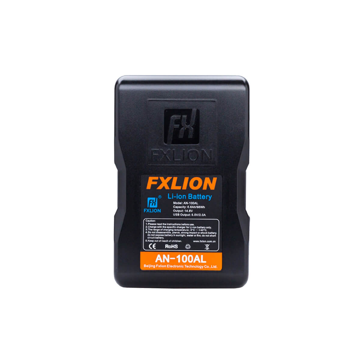 【Fxlion】AN-100AL Cool Blue Gold-Mount Battery with LCD Screen